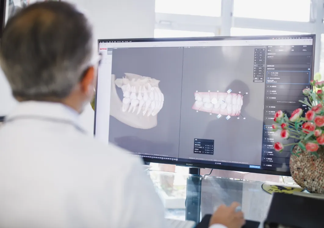 精密なデジタルデータで治療がスムーズに